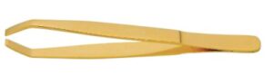 Tweezer Angled Tips, Gold