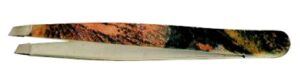 Tweezer Slanted Tips, (Powder Coated)