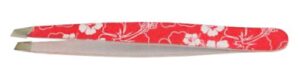 Tweezer Slanted Tips, (Powder Coated)