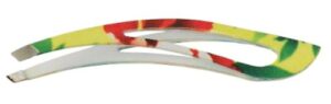 Tweezer Slanted Tips, (Powder Coated)