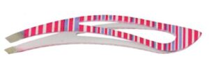 Tweezer Slanted Tips, (Powder Coated)