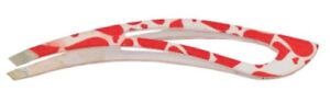 Tweezer Slanted Tips, (Powder Coated)