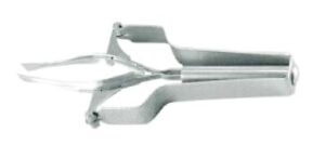 Automatic Tweezers, Slanted Tips, Plastic Handle