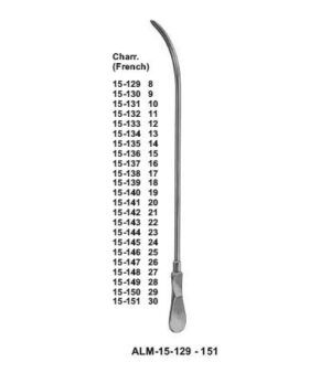 Dittel Urethral Bougies and Dilating Sounds