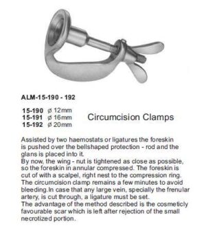Winkelmann Circumcision Clamps