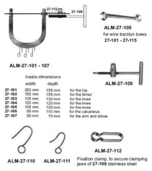 Kirschner Wire Traction Bows