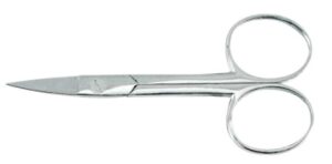Nail Scissors, Curved Straight (Color Coated)