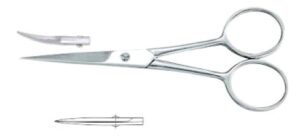 Cuticle Scissors, Straight (Color Coated)