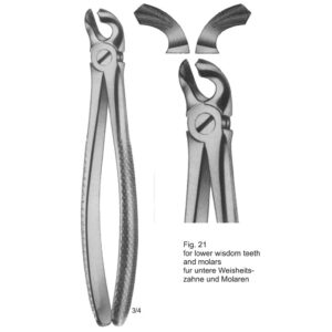 Tooth Extracting Forceps (English Pattern)