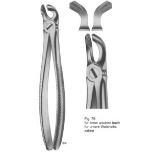 Tooth Extracting Forceps (English Pattern)