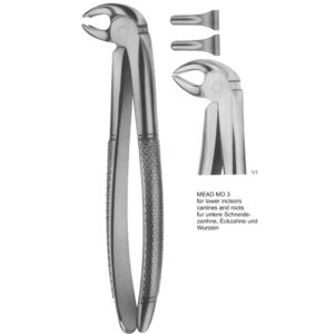 Tooth Extracting Forceps (English Pattern)